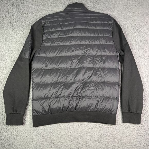Polo Ralph Lauren Hybrid Puffer Jacket Mens S Black Full Zip Quilted Duck Down - Picture 8 of 12